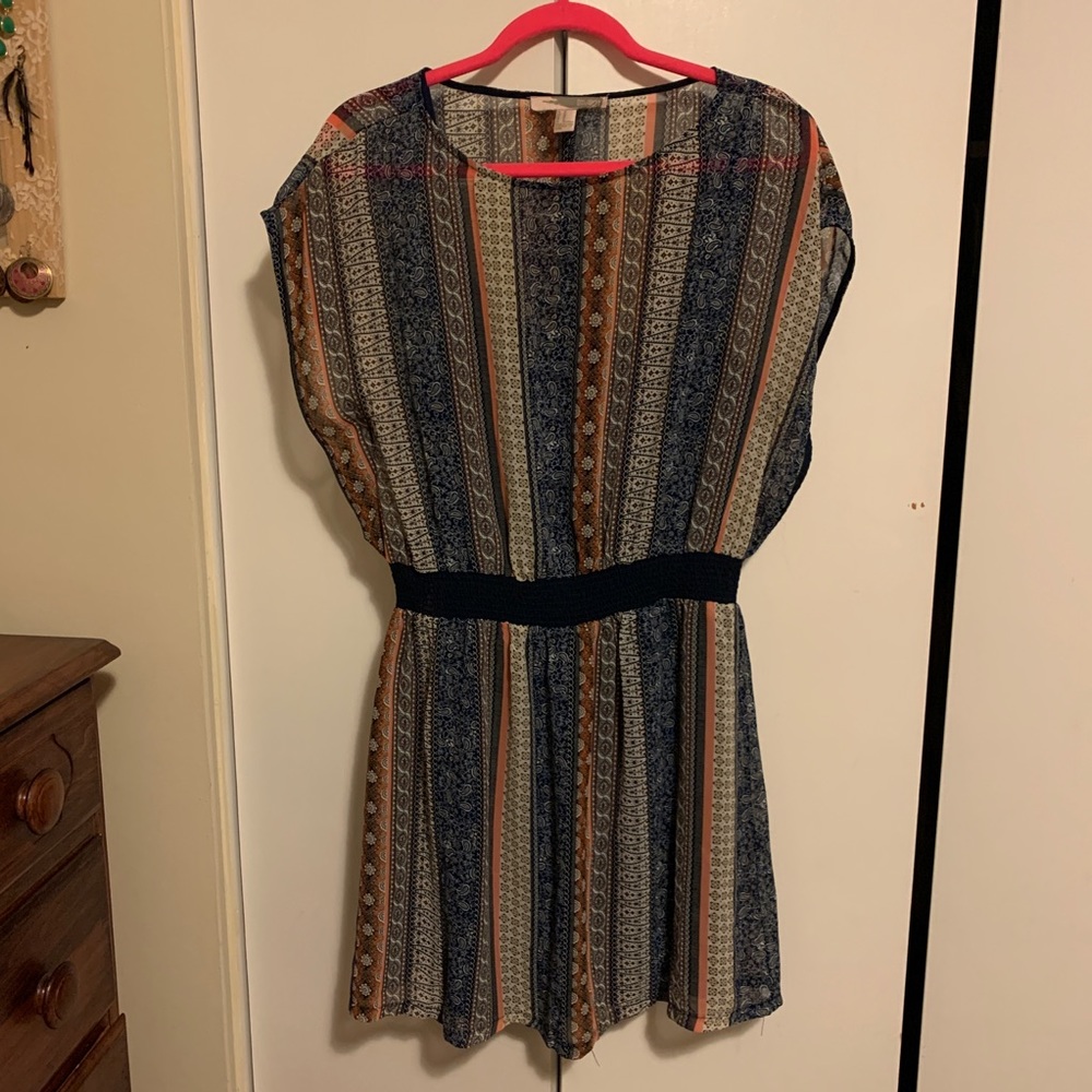 Cute summer ruched waist dress